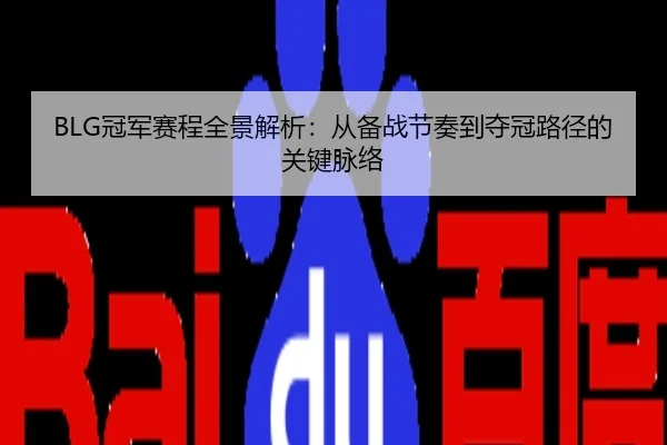 BLG冠军赛程全景解析：从备战节奏到夺冠路径的关键脉络